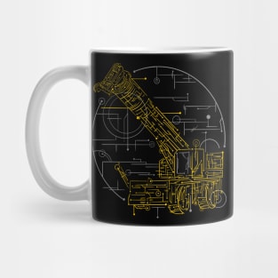 Mobile Cranes Geometric Mug